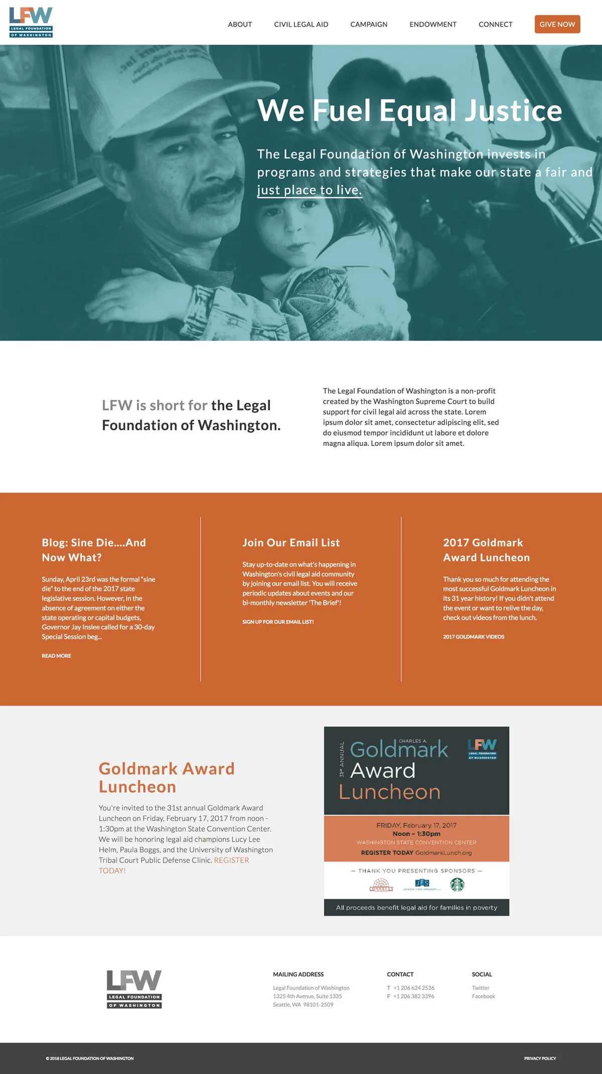 Legal Foundation of Washington website