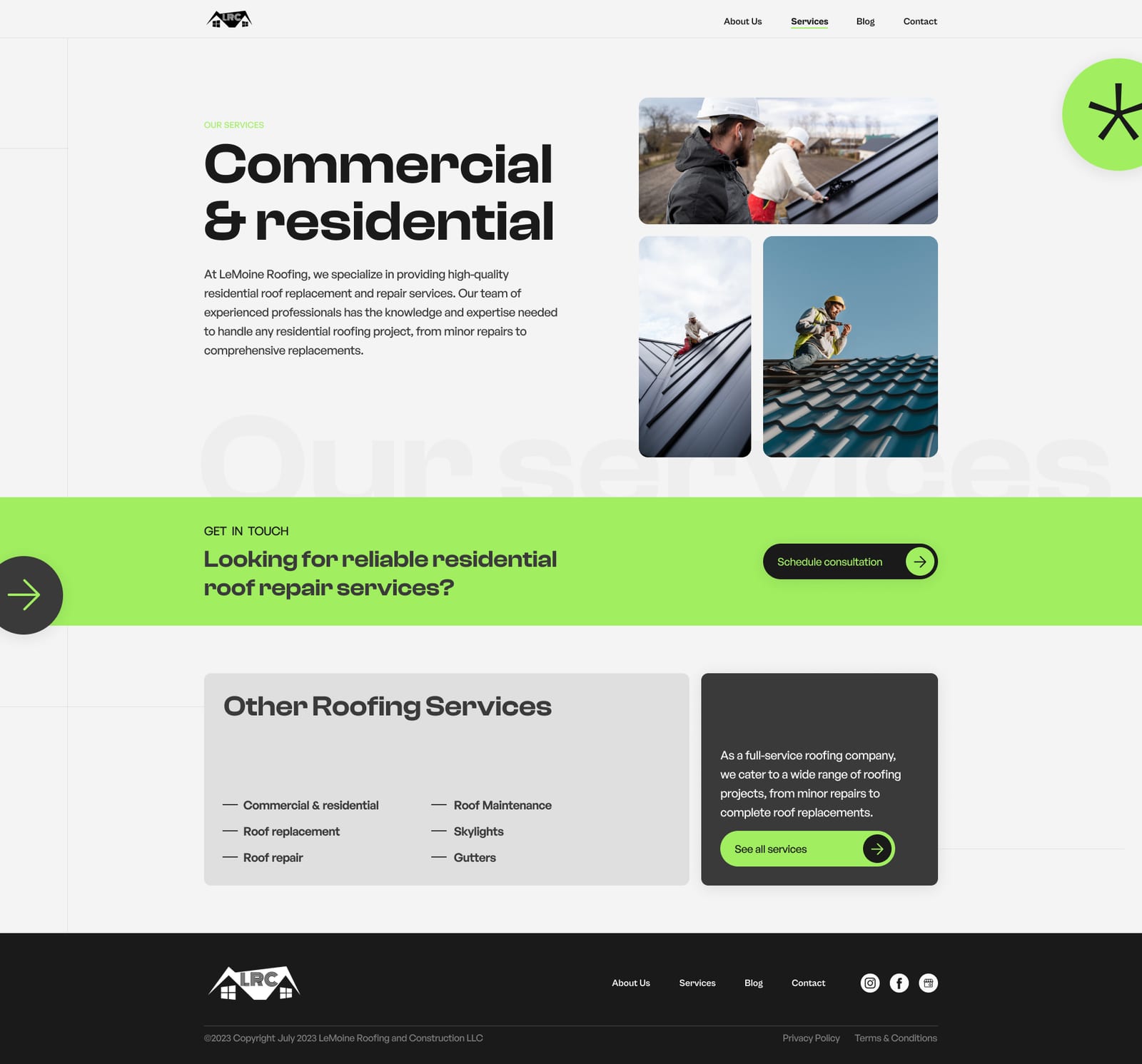 Services inner page