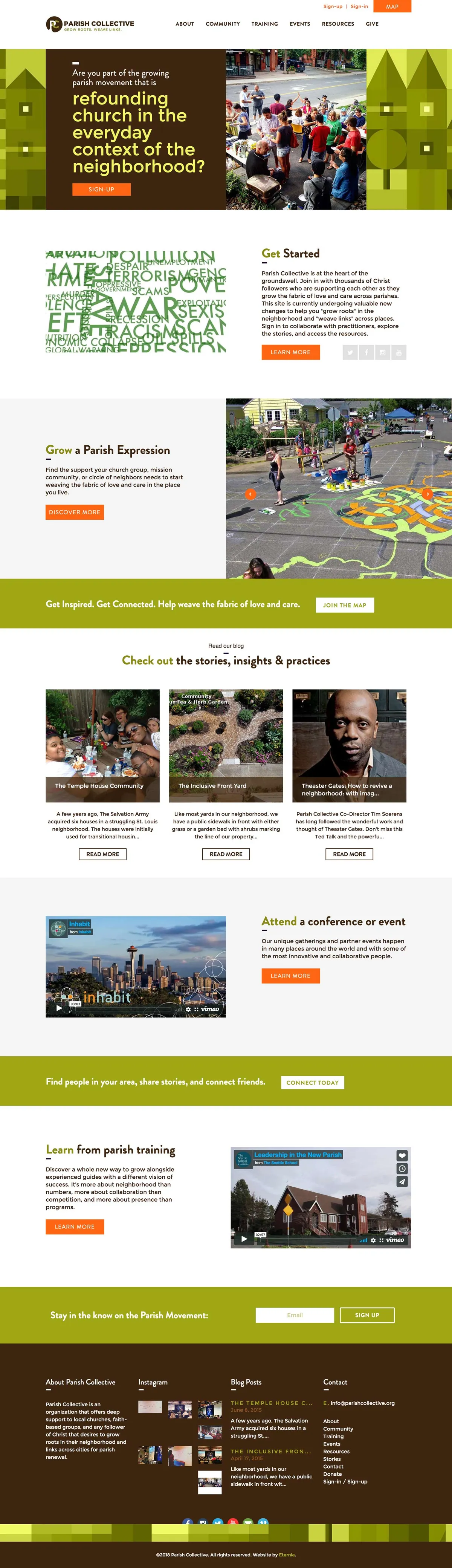 Parish Collective website