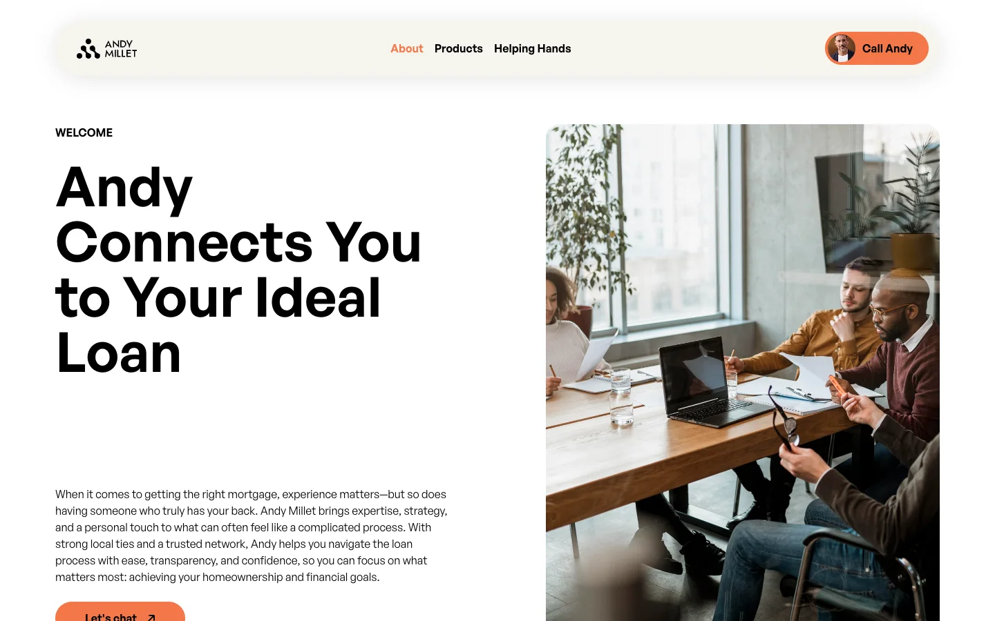 About page