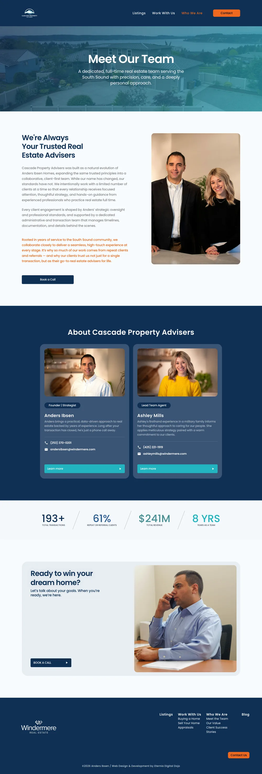 Cascade Property Advisers — interior page
