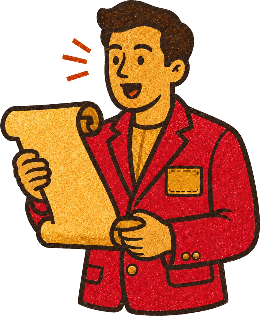 A business owner reading their finished BrandScript
